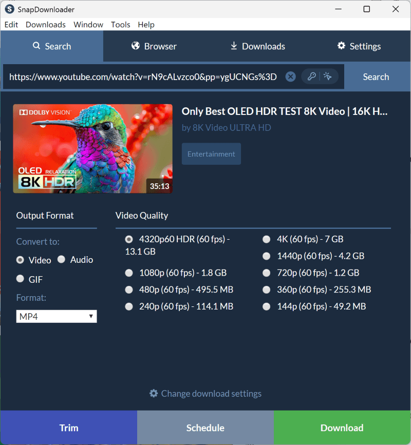 SnapDownloader screenshot